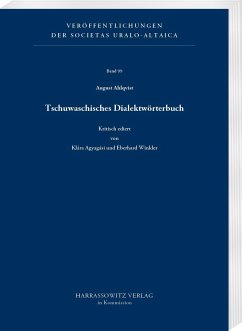 Tschuwaschisches Dialektwörterbuch - Ahlqvist, August