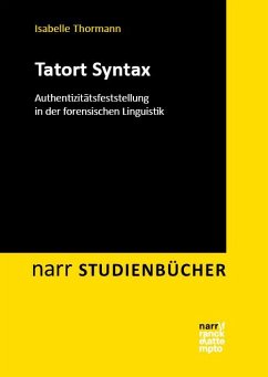 Tatort Syntax - Thormann, Isabelle