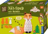 KOSMOS 604677 - AllesKönnerKiste, Nähspaß mit Rabbat, Die Schule der magischen Tiere, Fuchs-Nähset