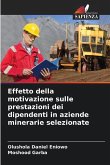 Effetto della motivazione sulle prestazioni dei dipendenti in aziende minerarie selezionate