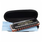 Professional Blues Harmonica in E (incl. case and cleaning cloth)