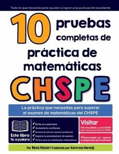 10 pruebas completas de práctica de matemáticas CHSPE - Nazari, Reza