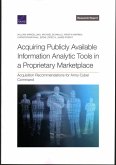 Acquiring Publicly Available Information Analytic Tools in a Proprietary Marketplace