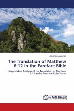 The Translation of Matthew 6:12 in the Farefare Bible
