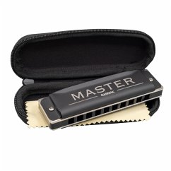 Master Edition Blues Harmonica in A (incl. soft case and cleaning cloth)