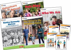 Cover Icivics Grade 1: Community & Social Awareness 5-Book Set + Game Cards