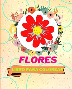 Libro Para Colorear con Flores - Sauseda, Sancha