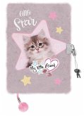 Tagebuch Plüsch "PREMIUM Little Star Cat", DIN A 5, 96 Seiten