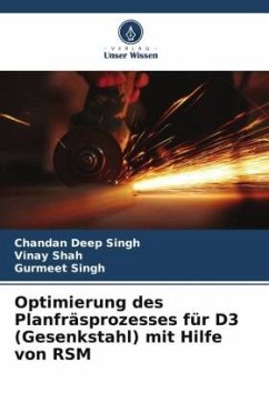 Optimierung des Planfräsprozesses für D3 (Gesenkstahl) mit Hilfe von RSM - Singh, Chandan Deep;Shah, Vinay;Singh, Gurmeet