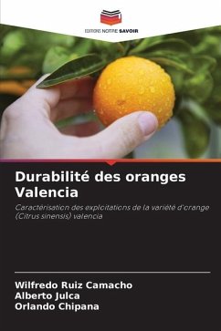 Durabilité des oranges Valencia - Ruiz Camacho, Wilfredo;Julca, Alberto;Chipana, Orlando