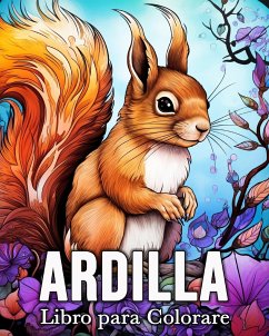 Ardilla Libro para Colorear - Bb, Mandykfm