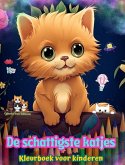 De schattigste katjes - Kleurboek voor kinderen - Creatieve en grappige scènes van lachende katten