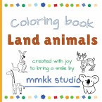 Land animals Coloring book