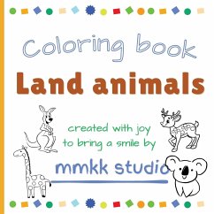 Land animals Coloring book - Studio, Mmkk