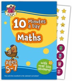 Cover 10 Minutes a Day Maths for Ages 5-7 (with over 100 stickers)