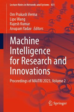 Machine Intelligence for Research and Innovations (eBook, PDF)