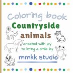 Countryside animals Coloring book