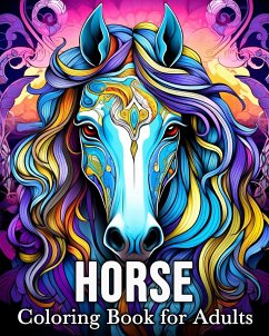 Horse Coloring book for Adults - Bb, Mandykfm