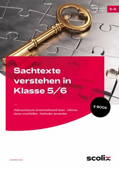 Sachtexte verstehen in Klasse 5/6 (eBook, PDF) - Koch, Günther