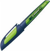 Schulfüller mit Linkshänder-Feder L - STABILO EASYbuddy Twilight Sky in stahlblau/limette - blau (löschbar) - inkl. Patrone Schulfüller mit Linkshänder-Feder L - STABILO EASYbuddy Twilight Sky in stahlblau/limette - blau (löschbar) - inkl. Patrone