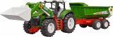 Bruder 03452 ROADMAX Traktor mit Frontlader und Kippanhänger Bruder 03452 ROADMAX Traktor mit Frontlader und Kippanhänger