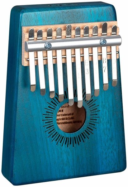 Kalimba Mahogany 10 Blue