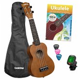 Soprano Ukulele Linden Set (incl. incl. 4 languages Method (DE/EN/FR/ES), Bag unpadded, 3 Picks, Tuner) **