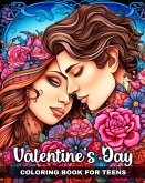 Valentine's Day Coloring Book for Teens