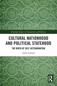 Cultural Nationhood and Political Statehood - Liebich, Andre (Graduate Institute, Switzerland)