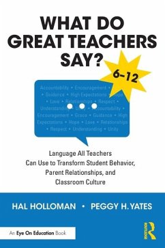 What Do Great Teachers Say? - Holloman, Hal; Yates, Peggy H. (East Carolina University, USA)