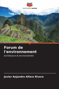 Forum de l'environnement - Alfaro Rivera, Javier Aejandro