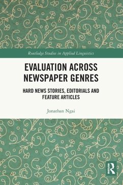 Evaluation Across Newspaper Genres - Ngai, Jonathan (Hong Kong Metropolitan University)