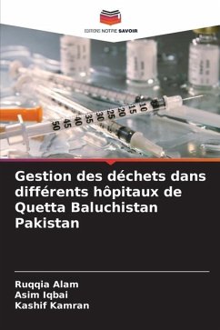 Gestion des déchets dans différents hôpitaux de Quetta Baluchistan Pakistan - Alam, Ruqqia;Iqbai, Asim;Kamran, Kashif