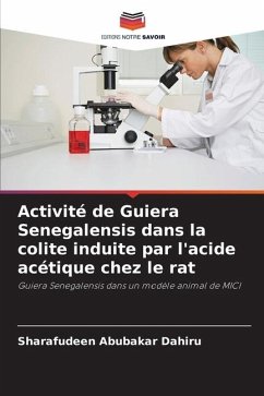 Activité de Guiera Senegalensis dans la colite induite par l'acide acétique chez le rat - Abubakar Dahiru, Sharafudeen