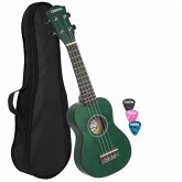 Soprano Ukulele Linden Green (incl. Bag unpadded, 3 Picks)