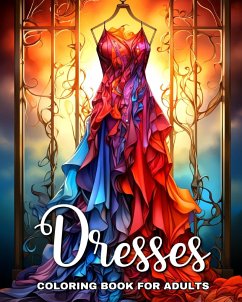 Dresses Coloring Book for Adults - Raisa, Ariana