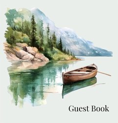 Guest book (hardback) , comments book, guest book to sign, vacation home, holiday home, visitors comment book - Bell, Lulu And