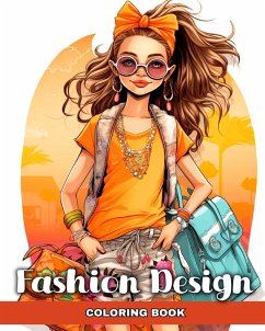 Fashion Design Coloring Book - Peay, Regina