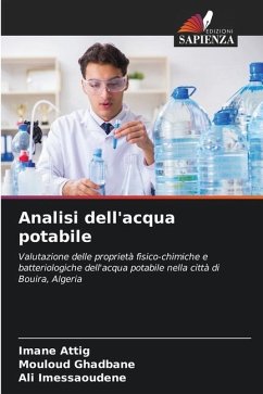 Analisi dell'acqua potabile - Attig, Imane;Ghadbane, Mouloud;Imessaoudene, Ali