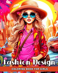 Fashion Design Coloring Book for Girls - Peay, Regina