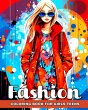 Fashion Coloring Book for Girls Teens - Bild 1