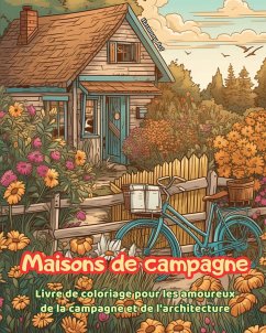 Maisons de campagne Livre de coloriage pour les amoureux de la campagne et de l'architecture Designs créatifs - Art, Harmony