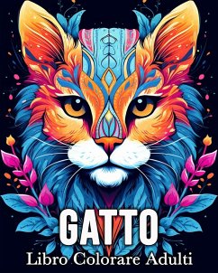 Gatto Libro Colorare Adulti - Bb, Mandykfm