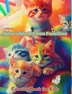 Adorable Kitten Families - Coloring Book for Kids - Creative Scenes of Endearing and Playful Cat Families - Editions, Colorful Fun