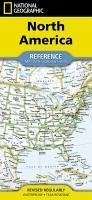 Cover National Geographic North America Map (Folded with Flags and Facts)
