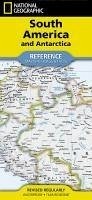 Cover National Geographic South America and Antarctica Map (Folded with Flags and Facts)