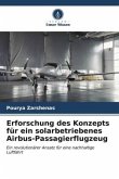 Erforschung des Konzepts für ein solarbetriebenes Airbus-Passagierflugzeug