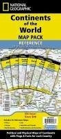 National Geographic Continents of the World Maps (Folded with Flags and Facts) [Map Pack Bundle] - National Geographic Maps