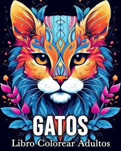 Cover Gatos Libro Colorear Adultos