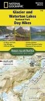 Glacier and Waterton Lakes National Parks Day Hikes Map - National Geographic Maps